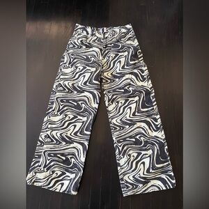 Ragged Priest Jeans Womens  Straight Neon Marble size 28